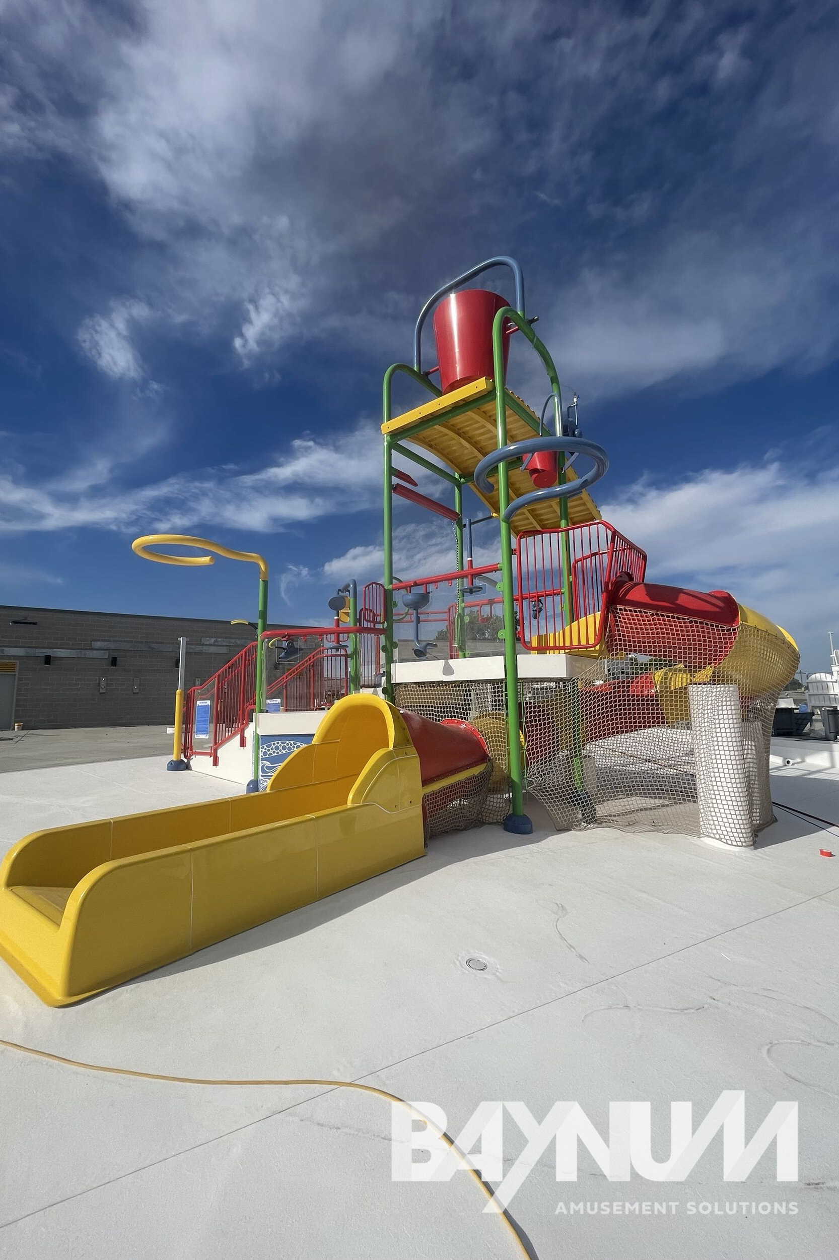 Water Slide Complex and Aqua Play Unit Install