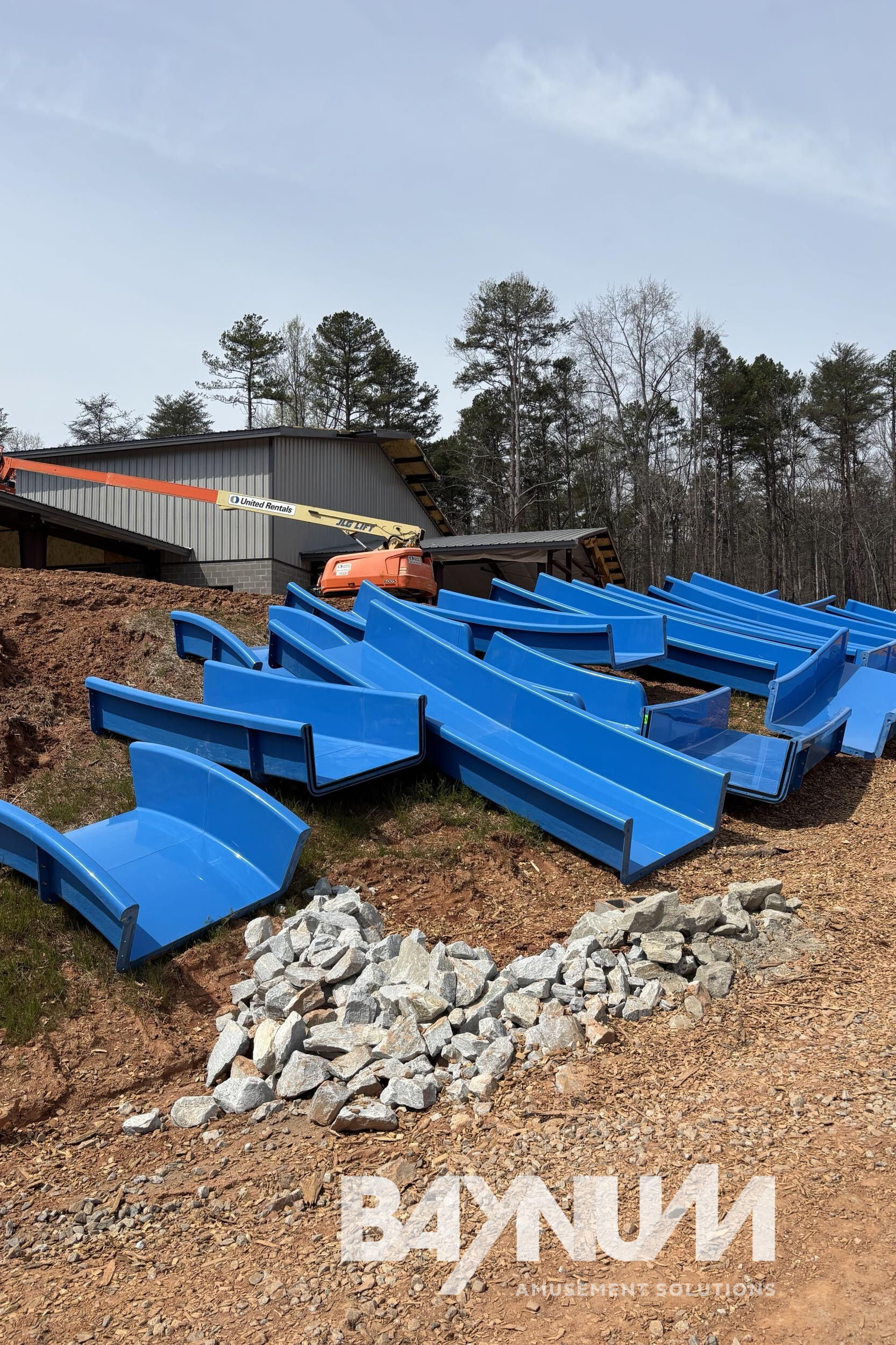Water Slide Install